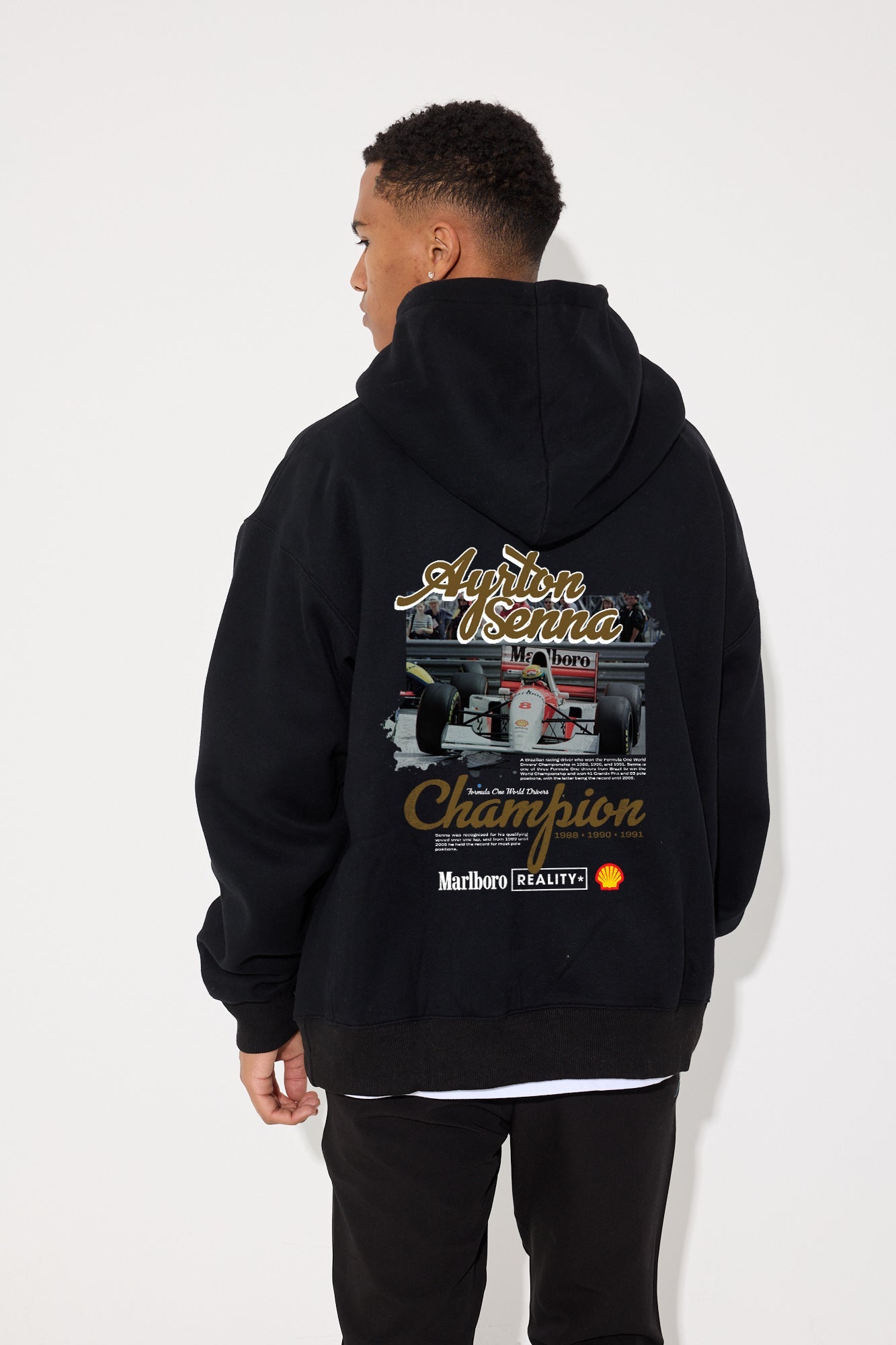 Moletom Estampado "Senna Champion"