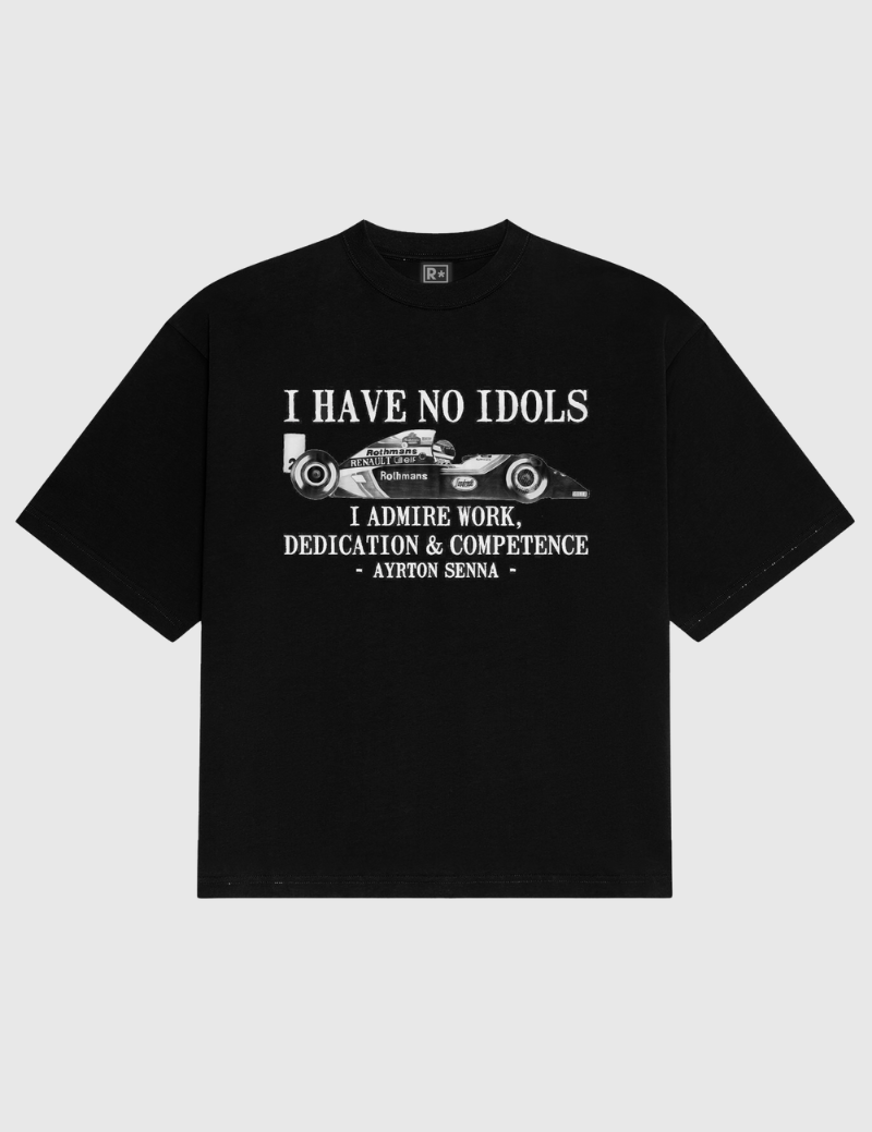 Camiseta Estampada "Senna - I Have No Idol"