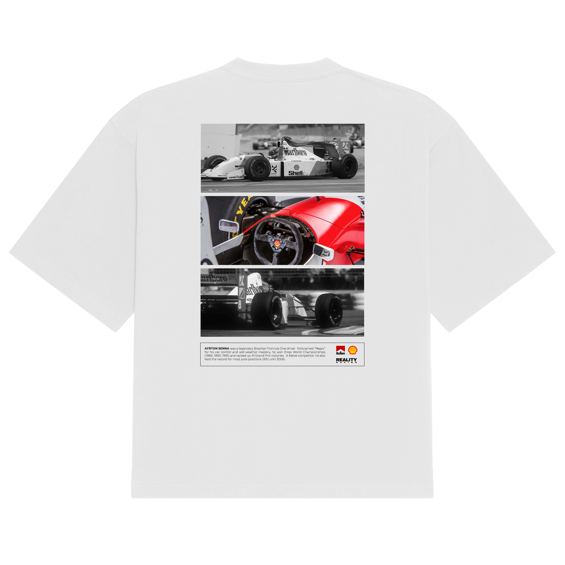 Camiseta Estampa "Senna Signature"