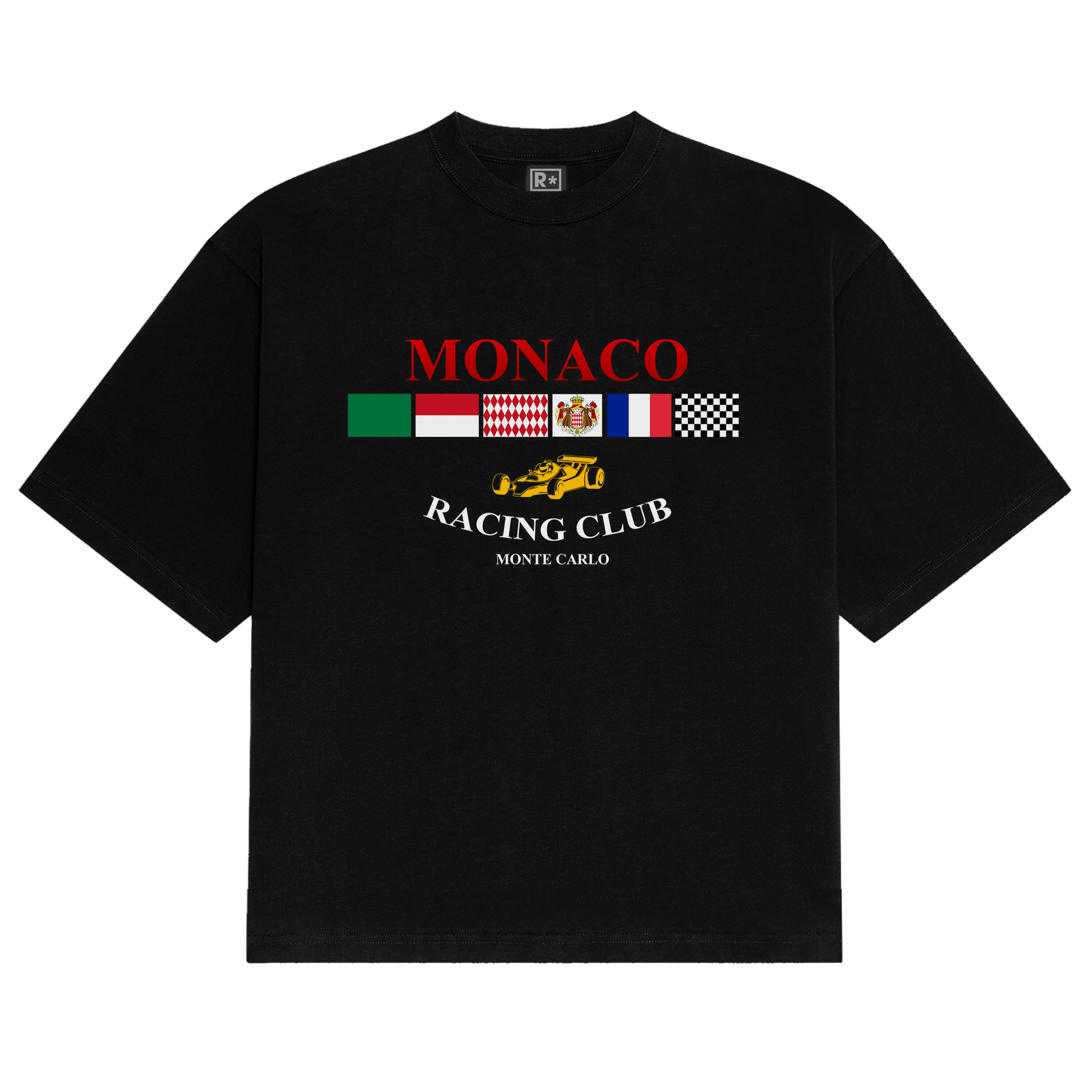 Camiseta Estampada "Monaco Racing Club"