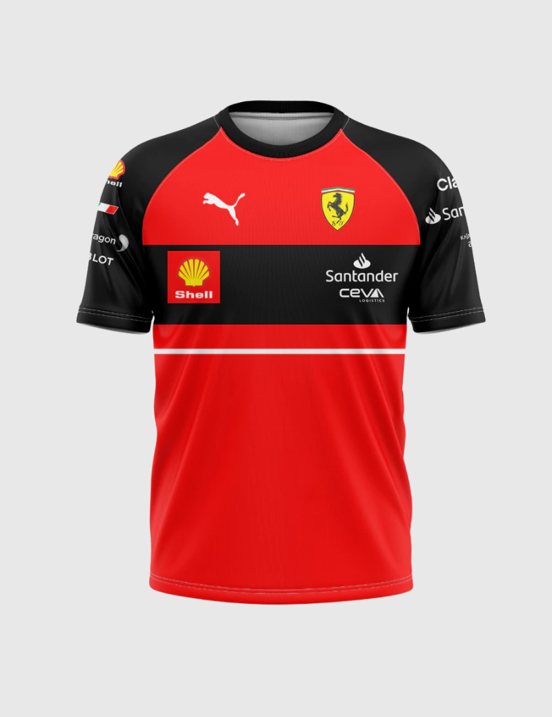 Camiseta Dry Fit Ferrari