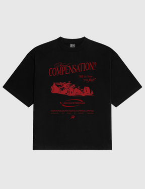 Camiseta Estampada "Need Compensation?"