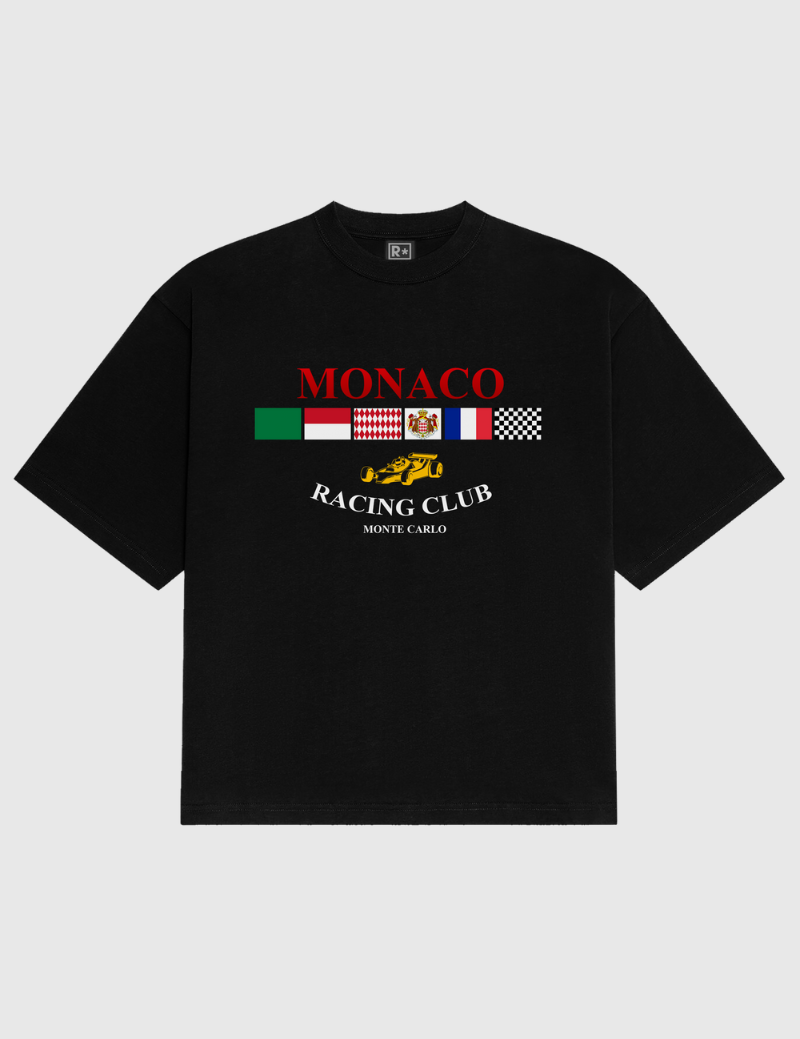 Camiseta Estampada "Monaco Racing Club"