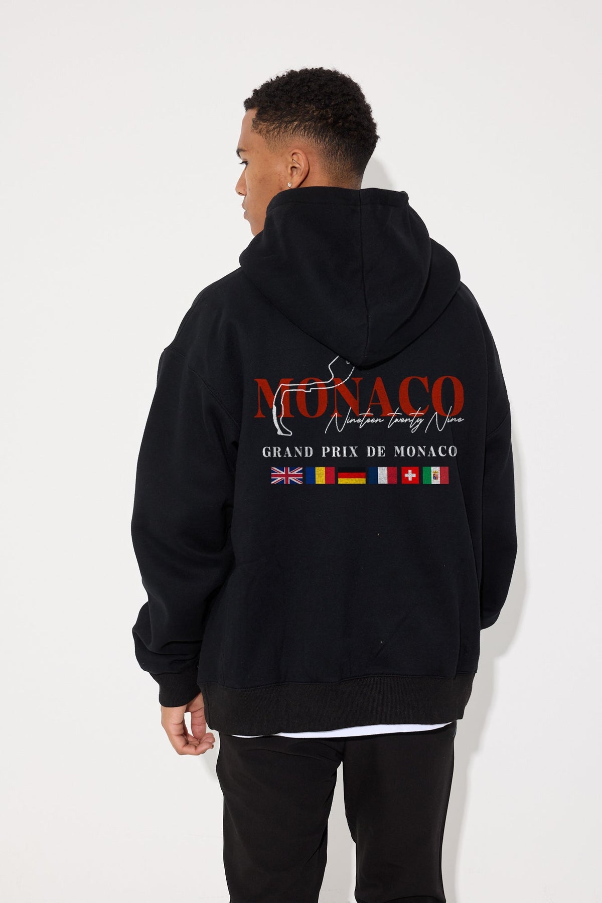 Moletom Estampado "Monaco Grand Prix"