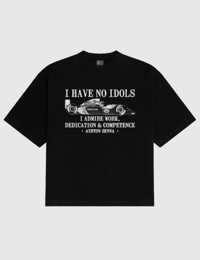 Camiseta Estampada "Senna - I Have No Idol"