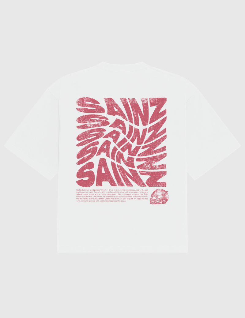 Camiseta Estampa "Sainz Swirl"