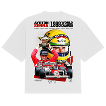 Camiseta Estampada "Senna Championship"