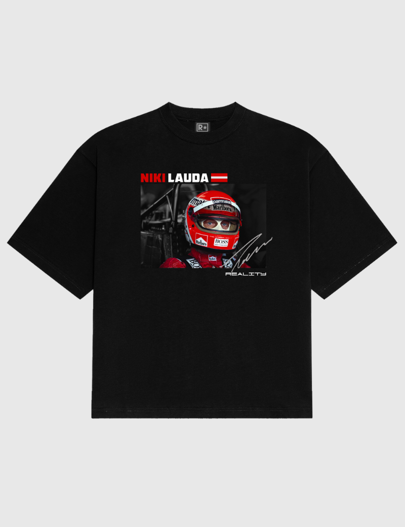 Camiseta Estampada "Lauda Signature"