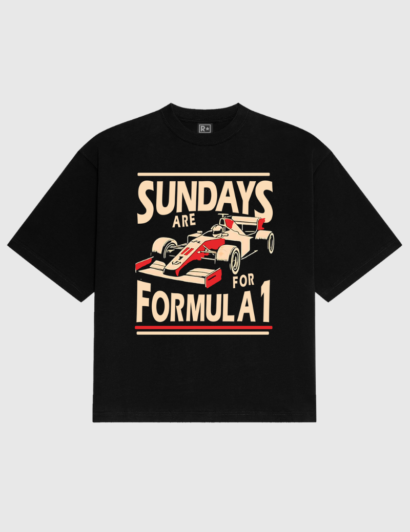 Camiseta Estampada "Sundays Formula"