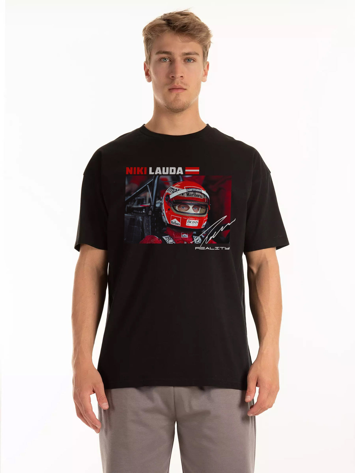 Camiseta Estampada "Lauda Signature"