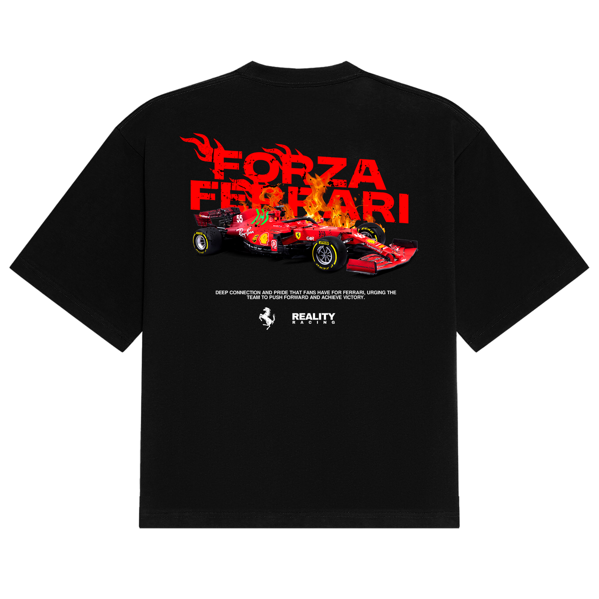 Camiseta Estampada "Forza Fire"