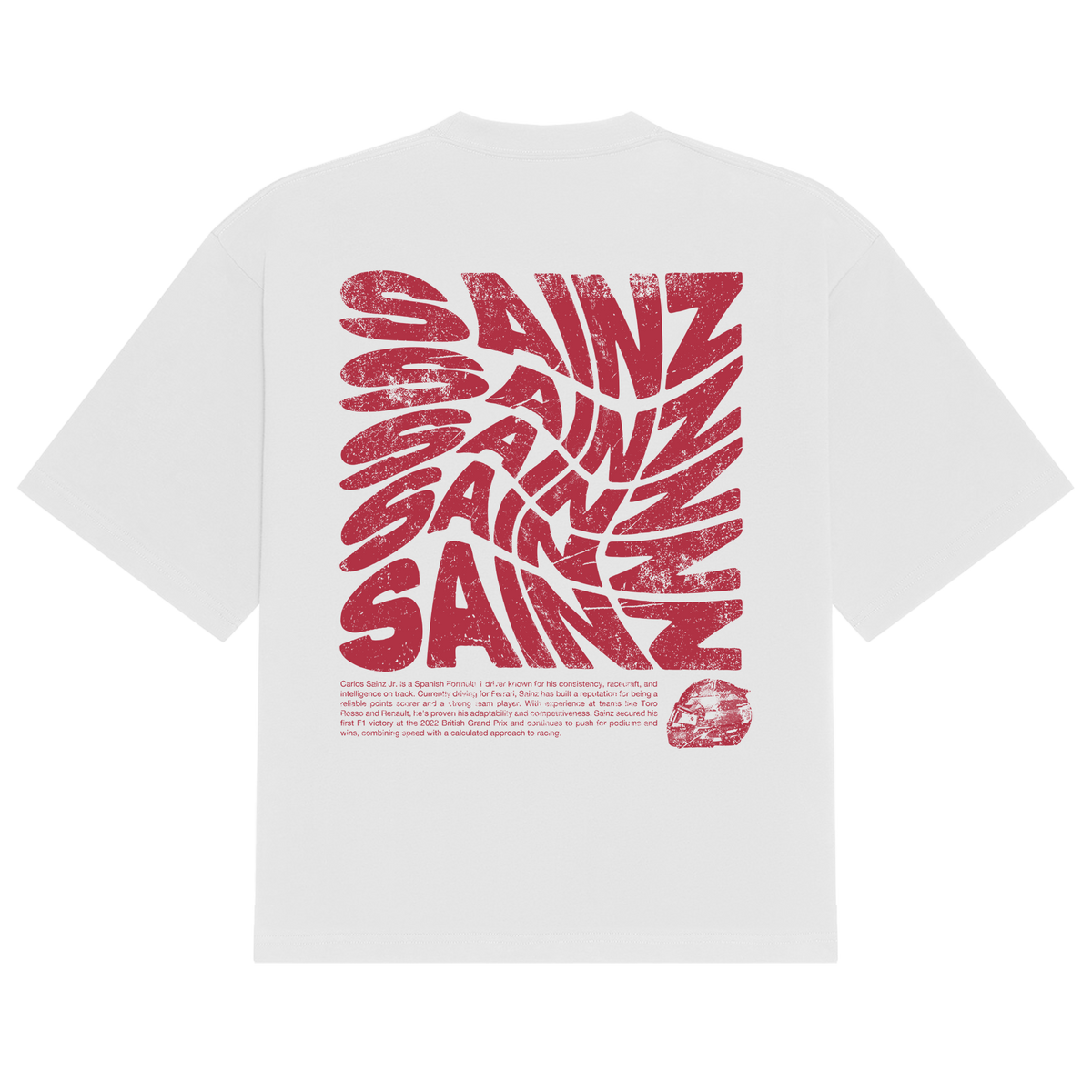 Camiseta Estampa "Sainz Swirl"