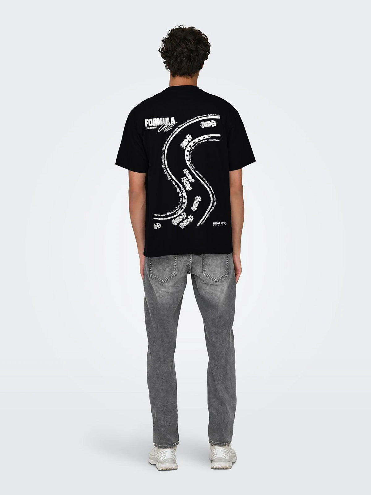 Camiseta Estampada Vintage Track