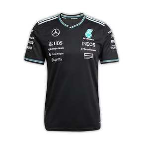 Camiseta Dry Fit Mercedes Preto