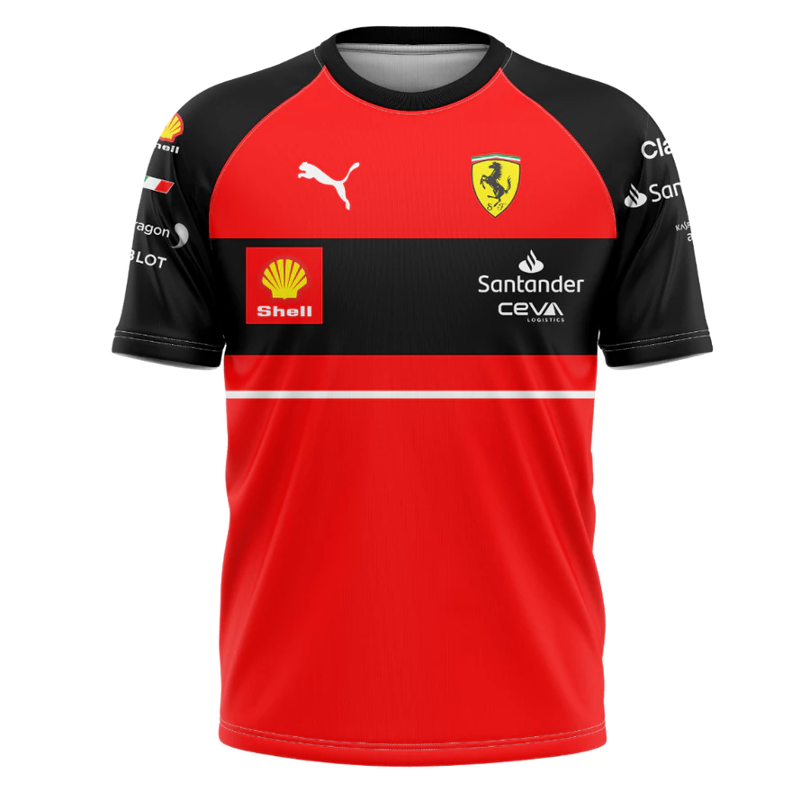 Camiseta Dry Fit Ferrari