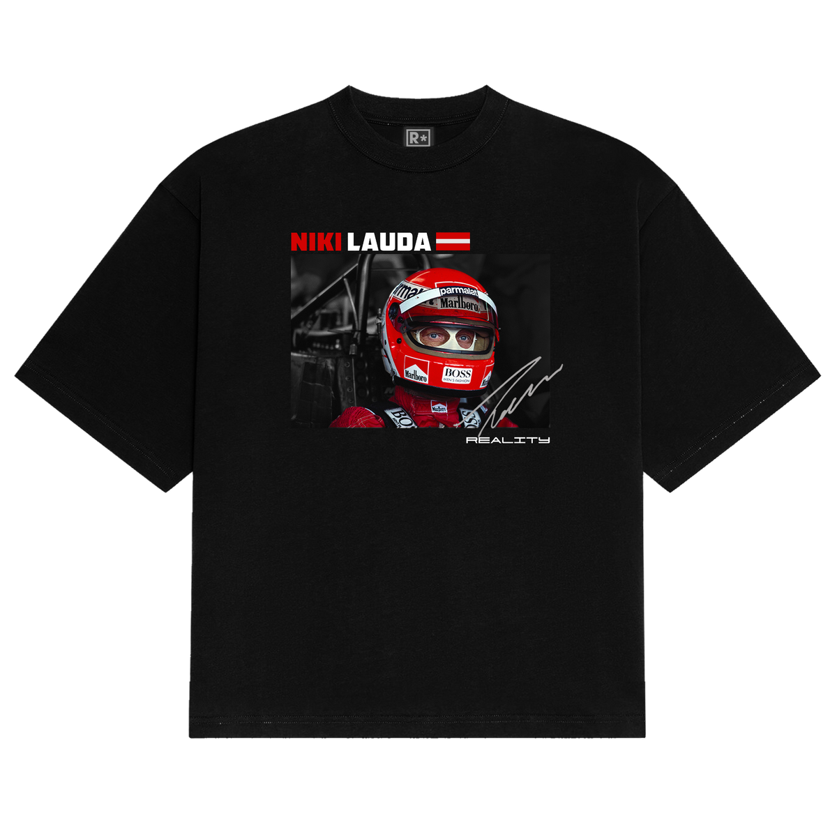 Camiseta Estampada "Lauda Signature"