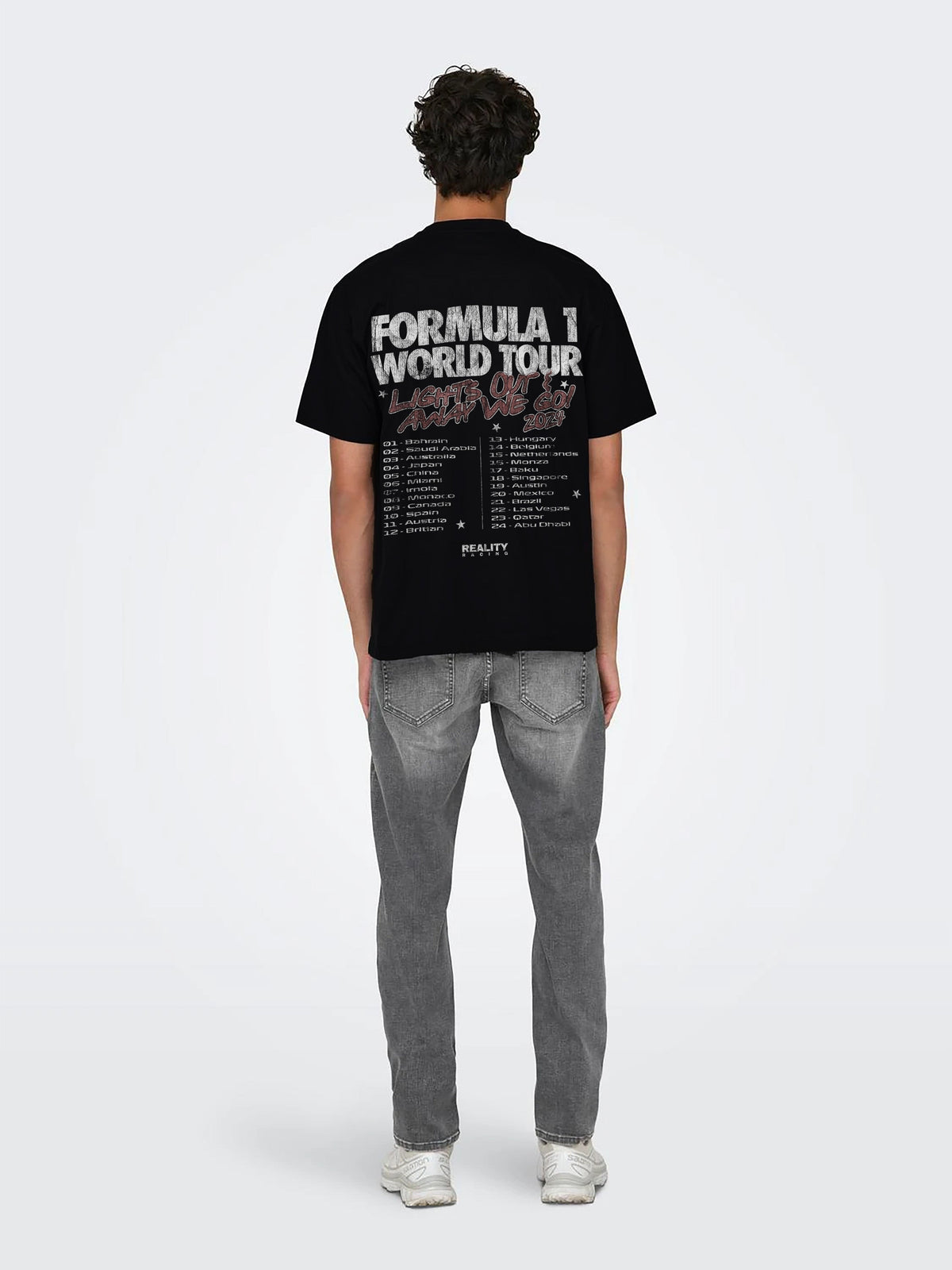 Camiseta Estampada F1 World Tour